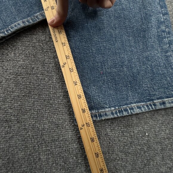 NWT Arizona Jeans Women Distressed Painted Vintage Straight Size 17 High Rise - Picture 8 of 16